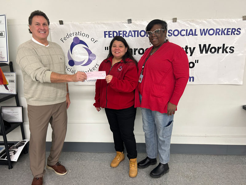 FSW check presentation to Alyssa's Angels Feb 2025